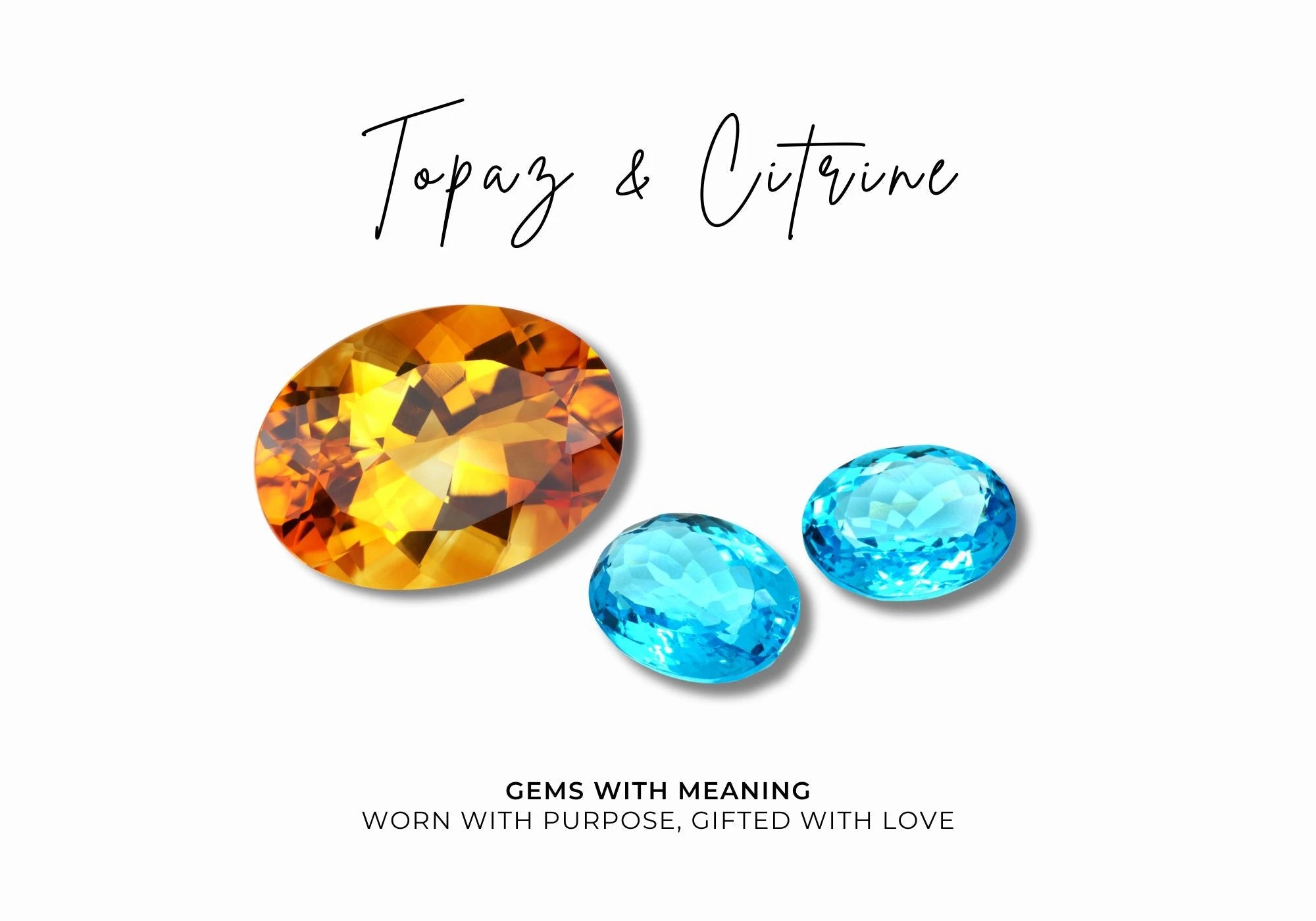 November Birthstone - Topaz & Citrine