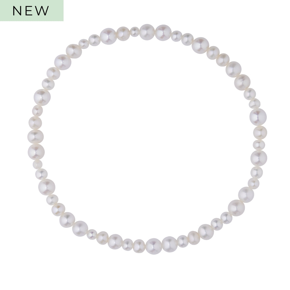 Freshwater Pearl Anklet (Elastic)
