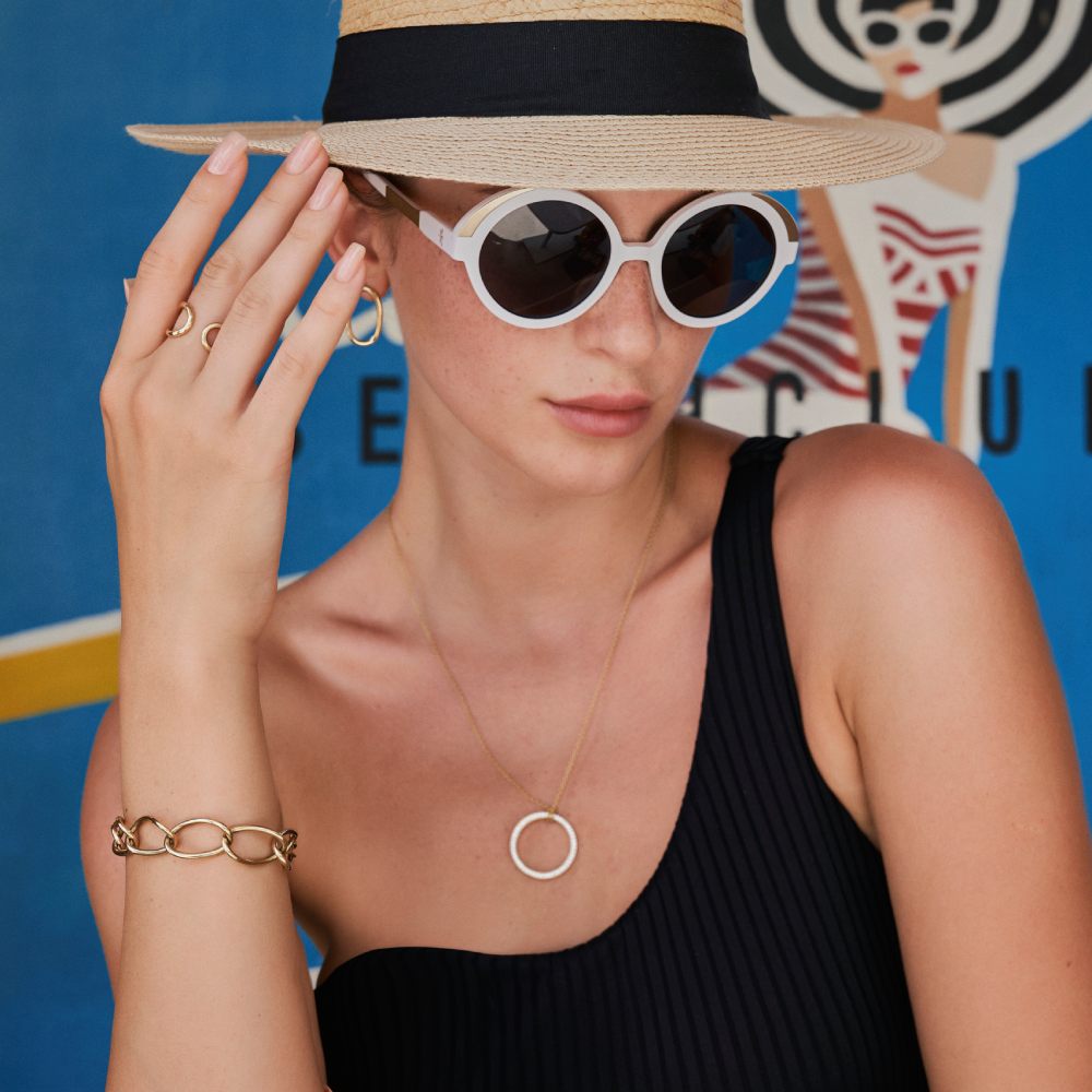 Sterling Silver Large Oval Link Bracelet with Lobster Clasp