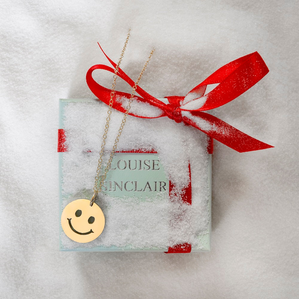 9ct Yellow Gold Cutout Smiley Necklace (Small/Large)