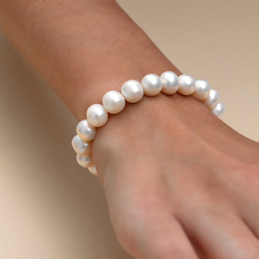 Limited Edition: Freshwater Pearl Bracelet (Elastic)