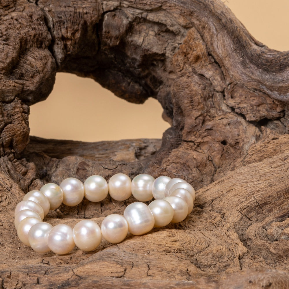 Limited Edition: Freshwater Pearl Bracelet (Elastic)