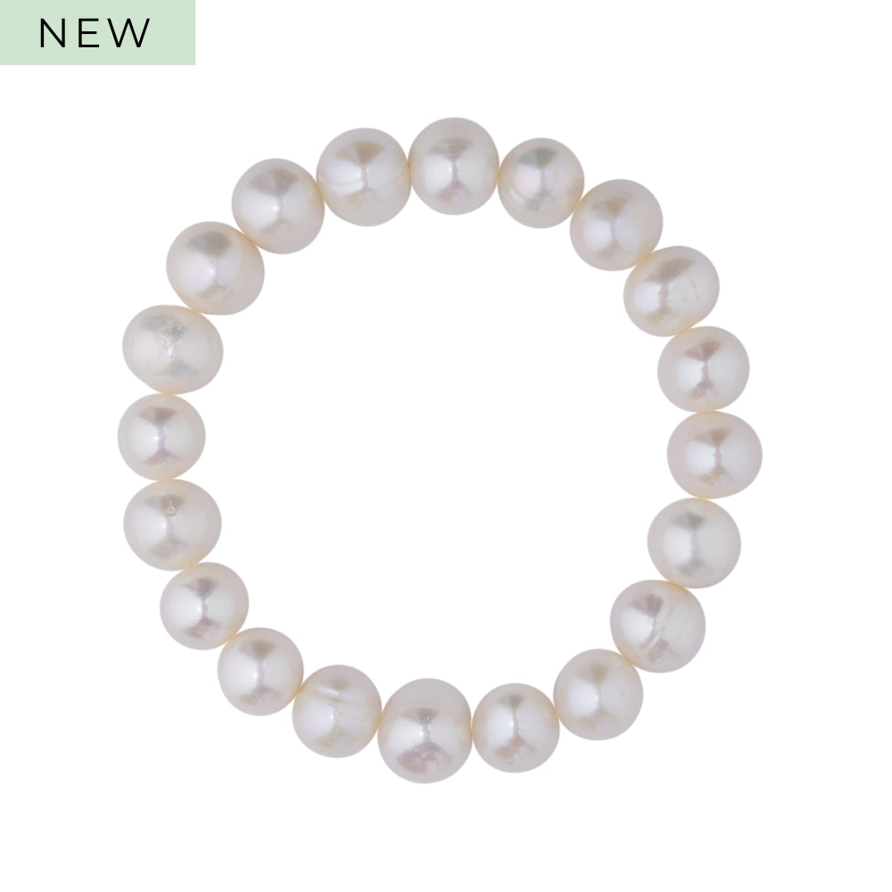 Limited Edition: Freshwater Pearl Bracelet (Elastic)