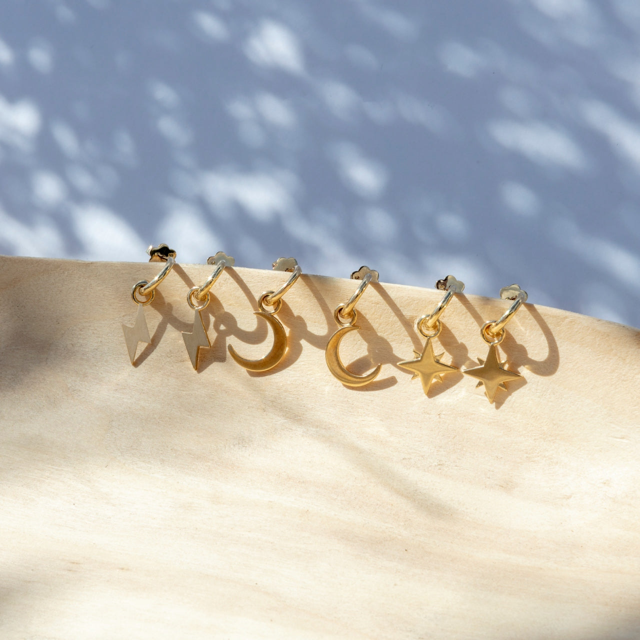 9ct Yellow Gold Star Charms